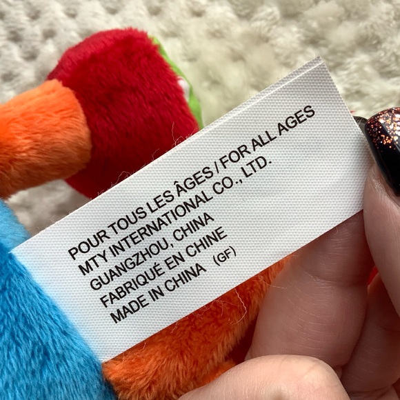 Parents Choice Cuddly Colorful Plush Cow Rattle Crinkle Toy - Picture 5 of 7